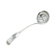 Irish George III Sterling Silver Large Fiddle-Pattern Ladle Antique 1809 Dublin