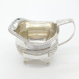 Georgian Sterling Silver Paw Foot Sauce Boat 1817 London William Troby Antique