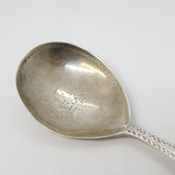 George III Sterling Silver Bright Cut Tea Caddy Spoon Antique 1798 London