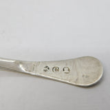 George III Sterling Silver Bright Cut Tea Caddy Spoon Antique 1798 London