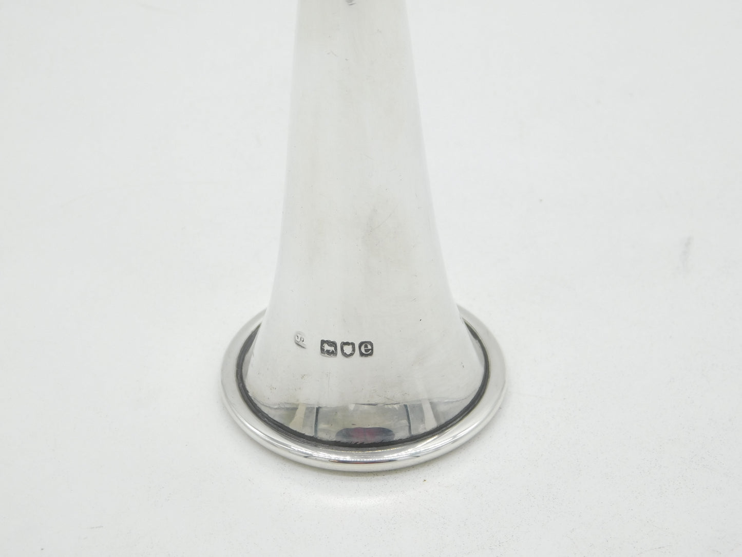 Victorian Sterling Silver Hunting Horn Novelty Cigar Table Lighter Antique 1900 London