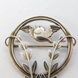 Georg Jensen Sterling Silver Flying Bird Brooch Vintage c1950s No. 258 Danish