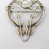 Georg Jensen Sterling Silver Flying Bird Brooch Vintage c1950s No. 258 Danish