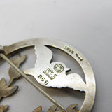 Georg Jensen Sterling Silver Flying Bird Brooch Vintage c1950s No. 258 Danish
