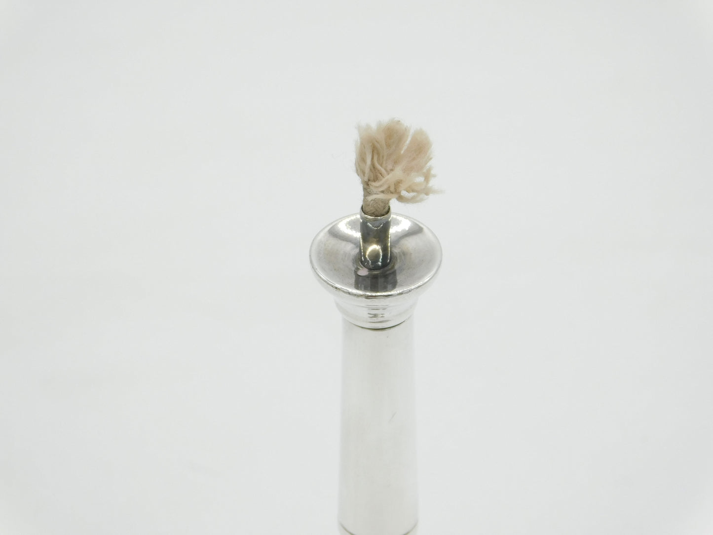 Victorian Sterling Silver Hunting Horn Novelty Cigar Table Lighter Antique 1900 London