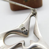 Georg Jensen Sterling Silver 'Splash' Brooch No. 324 Denmark Vintage 1971