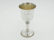 Sterling Silver Wine Goblet or Chalice Vintage 1972 Birmingham W.I Broadway