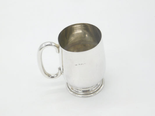 Edwardian Sterling Silver Christening Mug or Cup 1907 Birmingham Antique