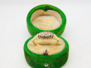 Victorian 18ct Yellow Gold Five-Stone Diamond Boat Ring Antique c1890