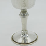 Sterling Silver Wine Goblet or Chalice Vintage 1972 Birmingham W.I Broadway