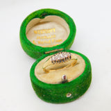 Victorian 18ct Yellow Gold Five-Stone Diamond Boat Ring Antique c1890