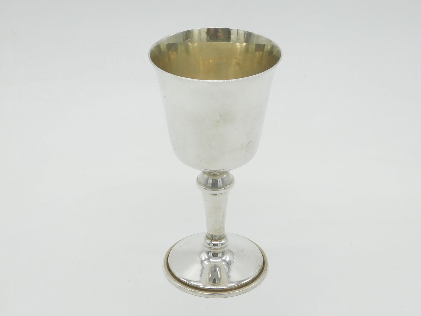 Sterling Silver Wine Goblet or Chalice Vintage 1972 Birmingham W.I Broadway