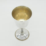 Sterling Silver Wine Goblet or Chalice Vintage 1972 Birmingham W.I Broadway