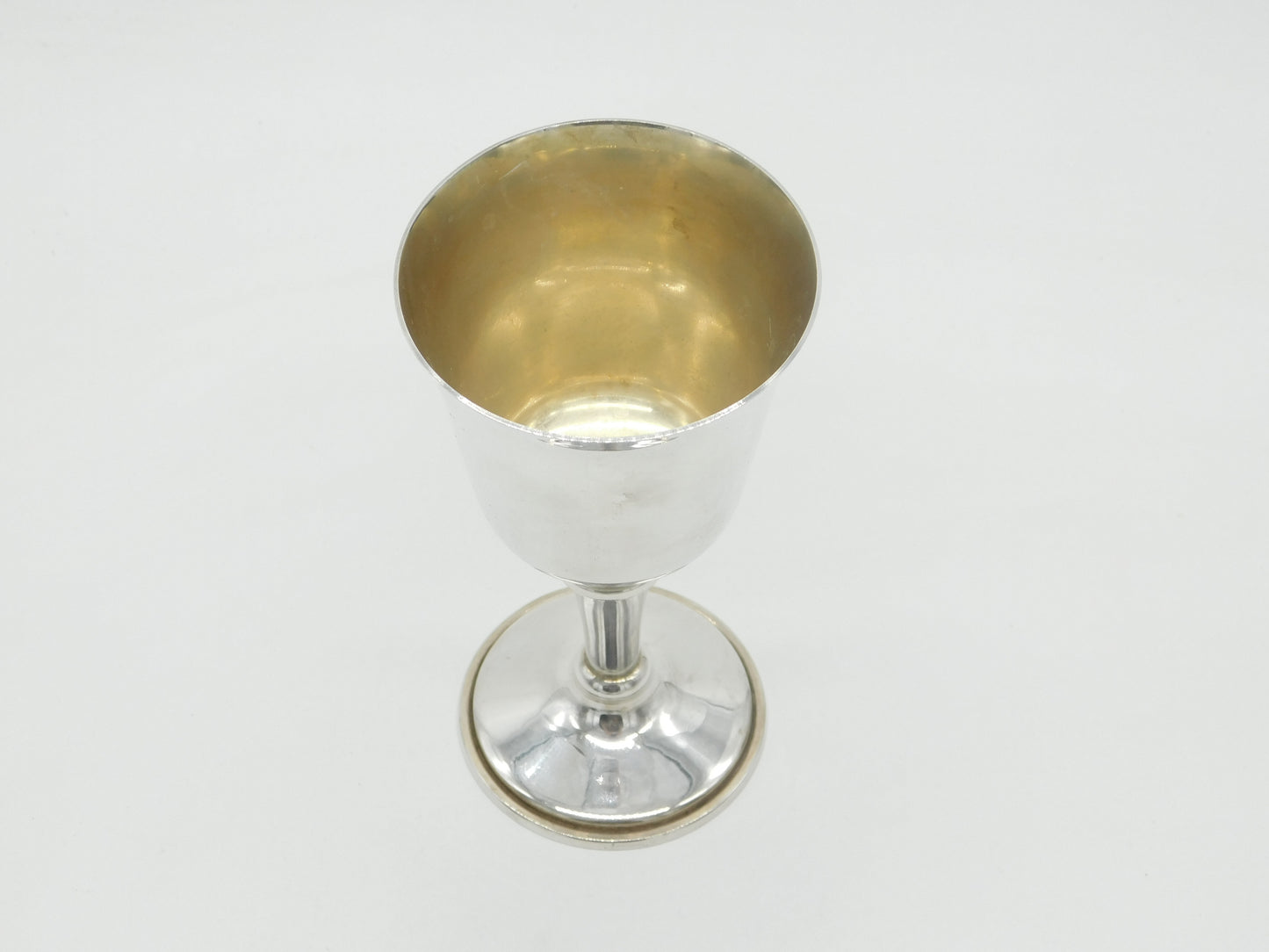 Sterling Silver Wine Goblet or Chalice Vintage 1972 Birmingham W.I Broadway