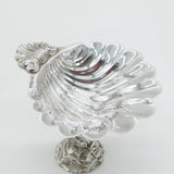 Cast Sterling Silver Dolphin & Shell Pattern Butter or Soap Dish Vintage 1987 Mappin & Webb