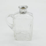 Hukin & Heath Edwardian Sterling Silver Mounted Brandy Bottle Antique 1906 Birmingham