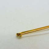 Edwardian 9ct Gold & Ruby Set Fox Mask Hunting Stock Pin Brooch Antique c1910