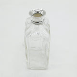 Hukin & Heath Edwardian Sterling Silver Mounted Brandy Bottle Antique 1906 Birmingham