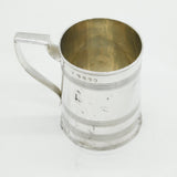 George III Sterling Silver Lined Half-Pint Tankard Antique 1800 London J. Emes