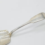 Georgian Large Sterling Silver Fish Slice With Fish Pattern Antique 1825 London