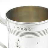 George III Sterling Silver Lined Half-Pint Tankard Antique 1800 London J. Emes
