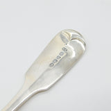 Georgian Large Sterling Silver Fish Slice With Fish Pattern Antique 1825 London