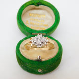9ct Yellow Gold & 0.5ct Diamond Engagement Ring Vintage 1994 Sheffield