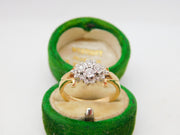 9ct Yellow Gold & 0.5ct Diamond Engagement Ring Vintage 1994 Sheffield