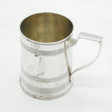 George III Sterling Silver Lined Half-Pint Tankard Antique 1800 London J. Emes