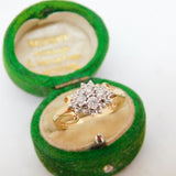 9ct Yellow Gold & 0.5ct Diamond Engagement Ring Vintage 1994 Sheffield