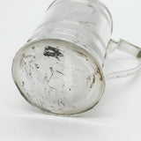 George III Sterling Silver Lined Half-Pint Tankard Antique 1800 London J. Emes