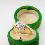 9ct Yellow Gold & 0.5ct Diamond Engagement Ring Vintage 1994 Sheffield