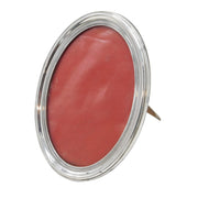 Sterling Silver Oval Portrait Picture Frame Antique 1922 Birmingham Art Deco