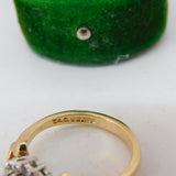 9ct Yellow Gold & 0.5ct Diamond Engagement Ring Vintage 1994 Sheffield