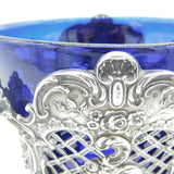 Victorian Scottish Sterling Silver Pierced Floral Sweet-Treat Bowl Antique 1889 Edinburgh