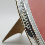 Sterling Silver Oval Portrait Picture Frame Antique 1922 Birmingham Art Deco