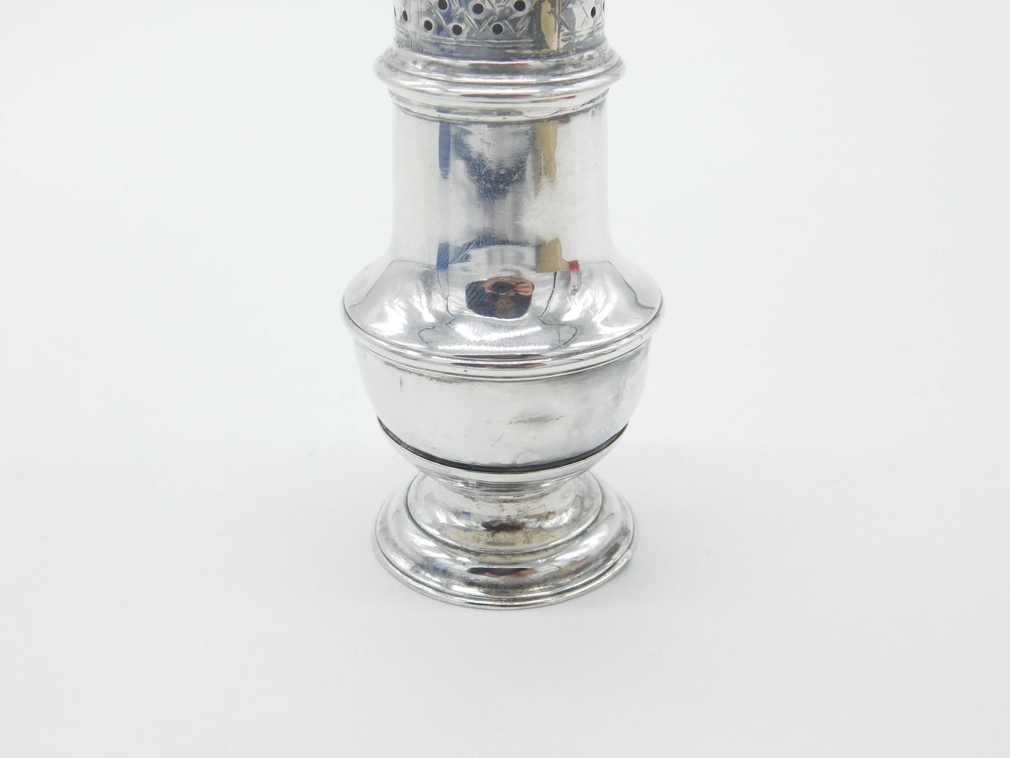 George II Sterling Silver Sugar Caster Or Muffineer Antique 1738 London Georgian