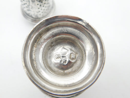 George II Sterling Silver Sugar Caster Or Muffineer Antique 1738 London Georgian