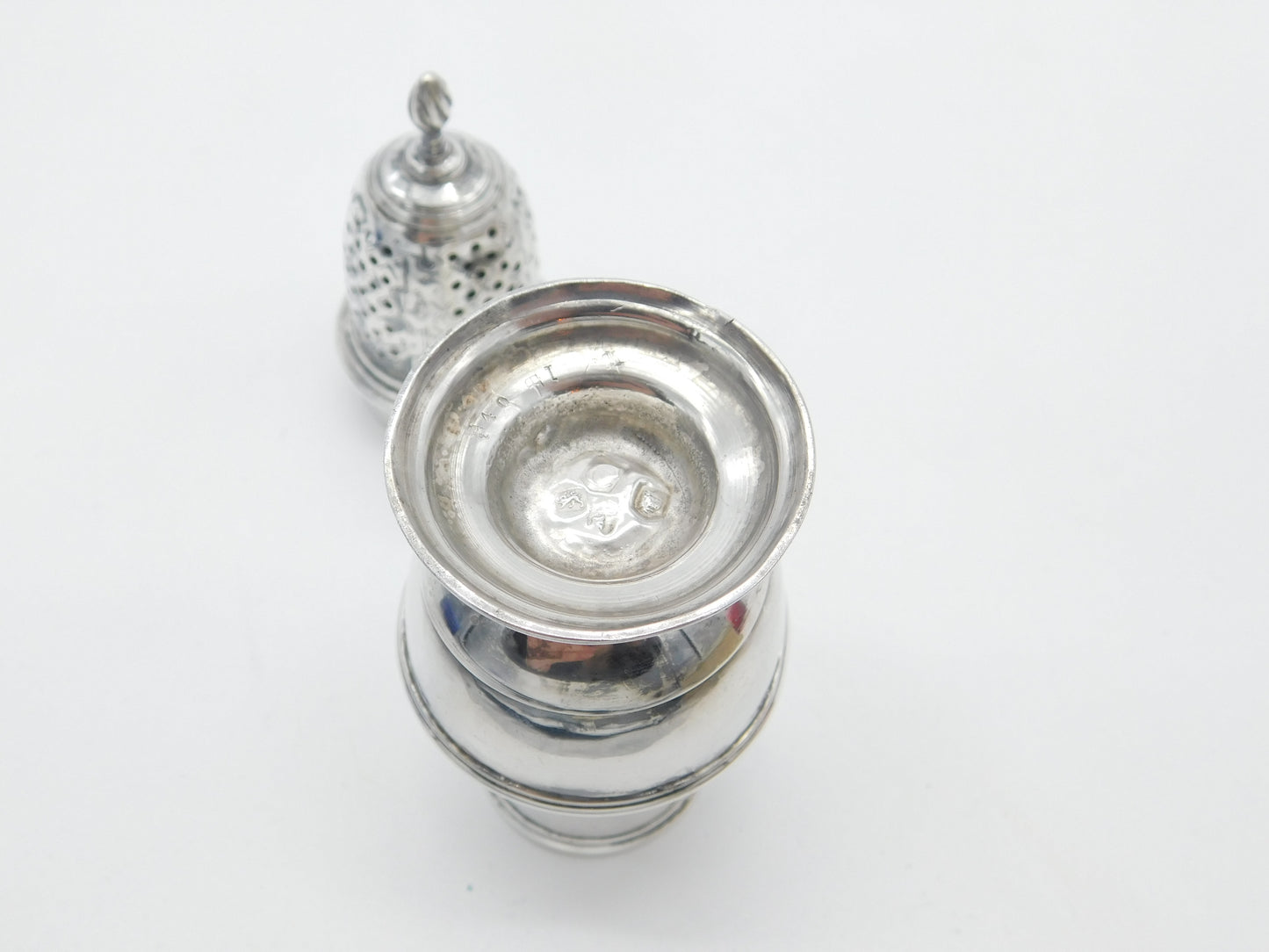 George II Sterling Silver Sugar Caster Or Muffineer Antique 1738 London Georgian