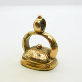 George III Gold Cased Carnelian Quadruple Initial Fob Seal Antique c1820