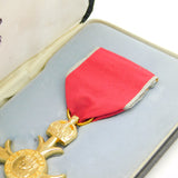 Boxed O.B.E Medal & Paperwork Issued to Ian C. Robinson Mid-Century c1955