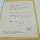 Boxed O.B.E Medal & Paperwork Issued to Ian C. Robinson Mid-Century c1955