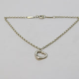 Elsa Peretti Tiffany & Co Sterling Silver Heart Charm Bracelet Vintage