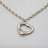 Elsa Peretti Tiffany & Co Sterling Silver Heart Charm Bracelet Vintage
