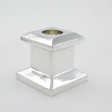 Thistle & Bee London Solid Sterling Silver Modernist Candlestick Vintage 1999