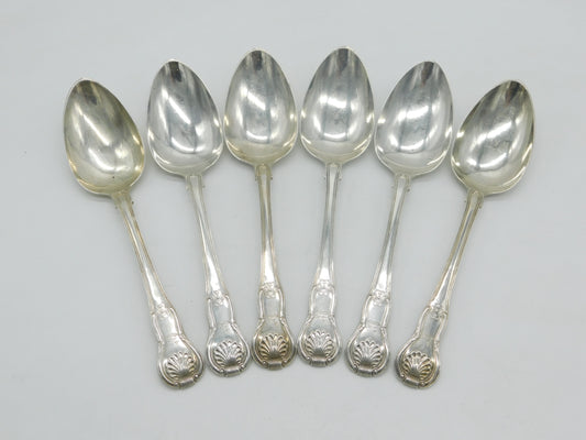 Irish George IV Sterling Silver Kings Patterns Serving Spoon Set 1825 Dublin