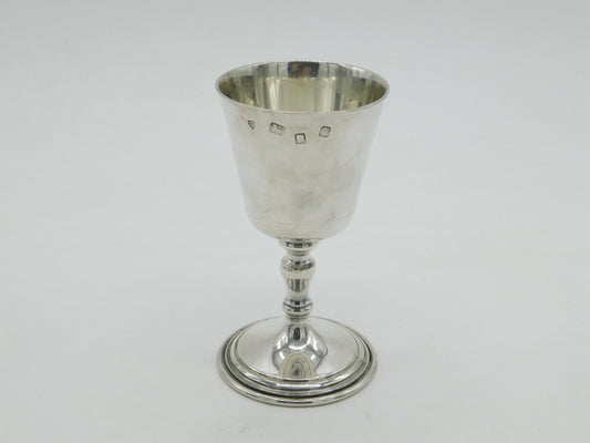 Sterling Silver Wine Goblet or Chalice Vintage 1970 London