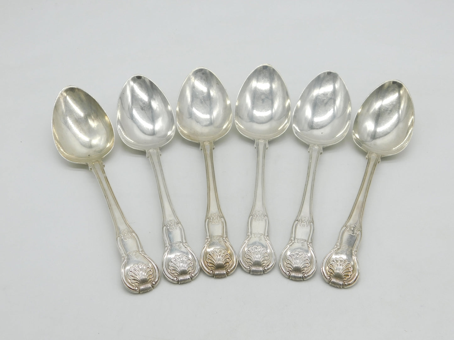 Irish George IV Sterling Silver Kings Patterns Serving Spoon Set 1825 Dublin