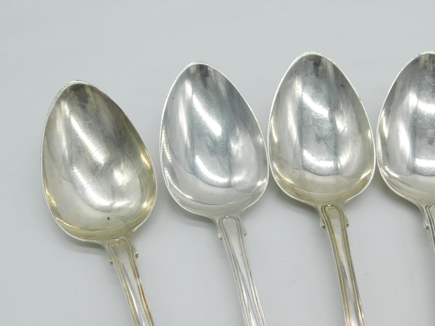 Irish George IV Sterling Silver Kings Patterns Serving Spoon Set 1825 Dublin