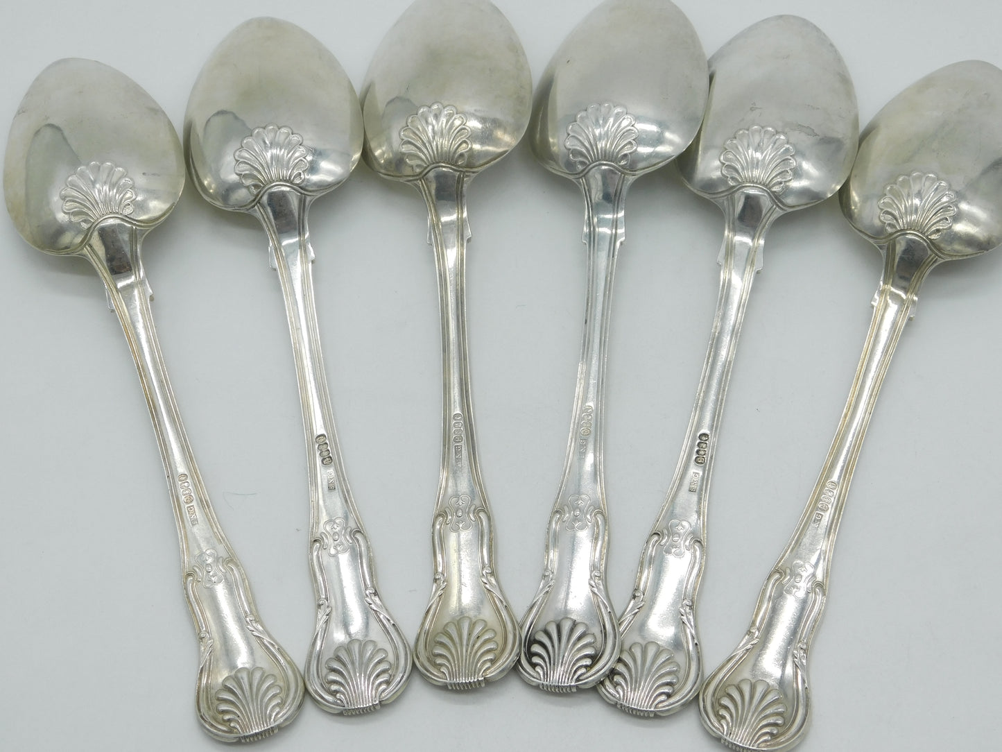 Irish George IV Sterling Silver Kings Patterns Serving Spoon Set 1825 Dublin